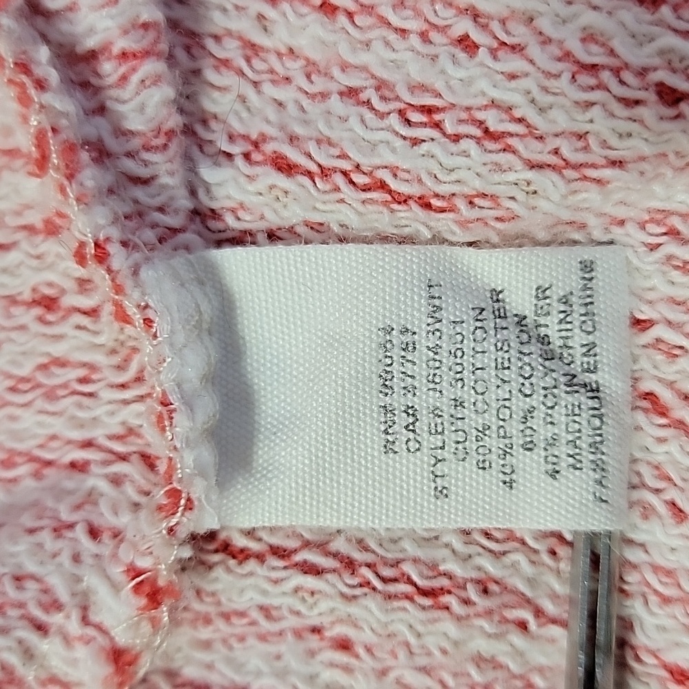 Billabong Red & Cream Striped Hoodie Size Small EUC - Picture 6 of 7